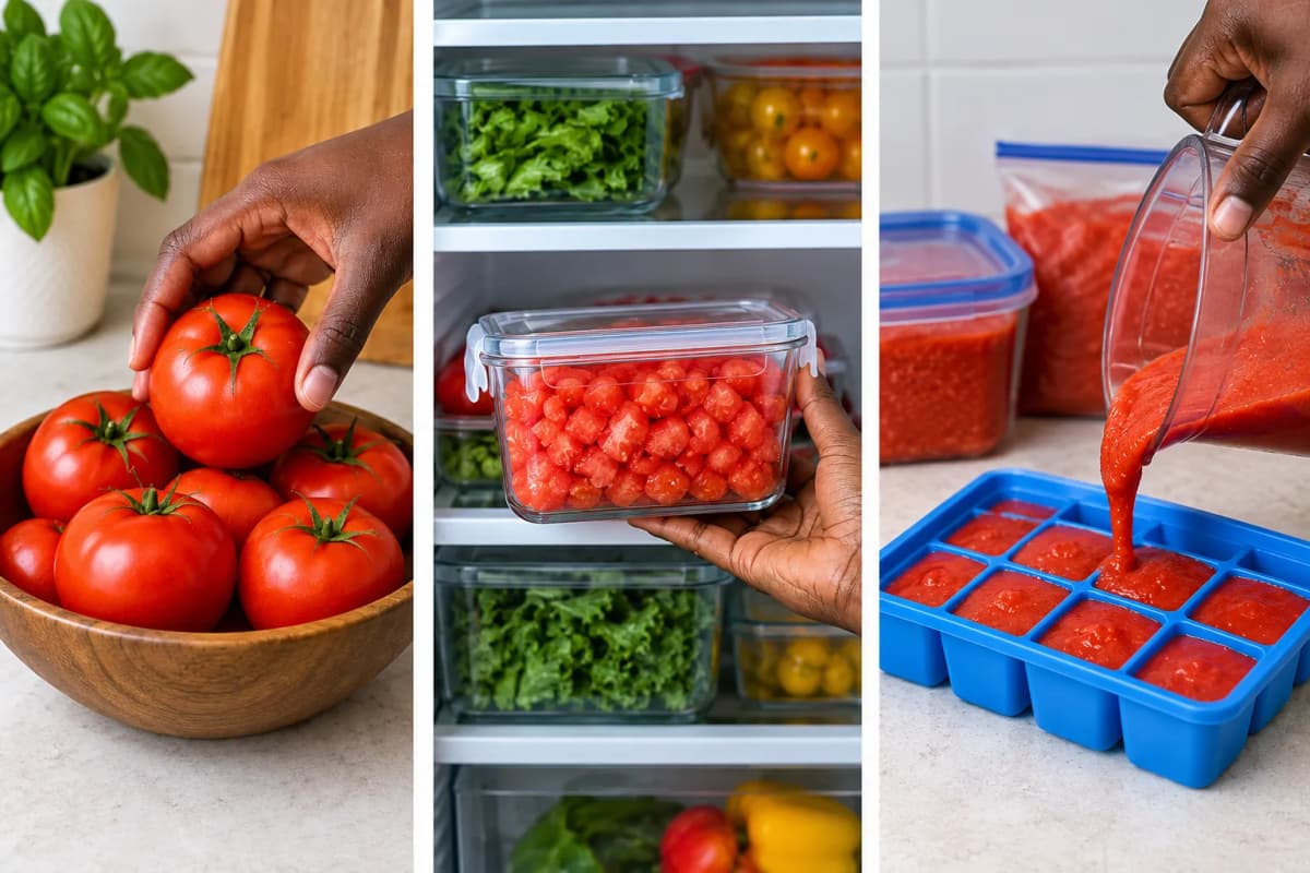 3 ways to store tomatoes 