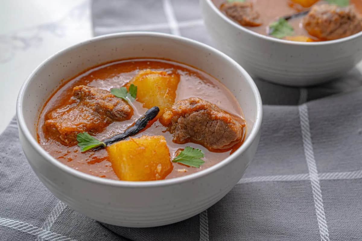 Sweet Potato Beef Soup